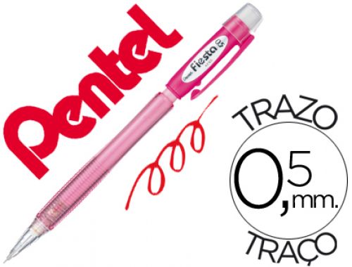 Lapiseira pentel ax105 fiesta 0,5 mm vermelho , Pentel , 45126 , 4902506059130